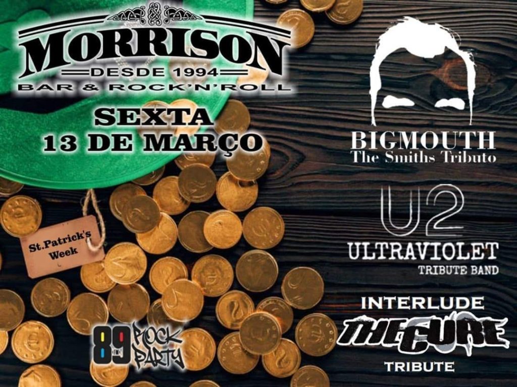 Flyer do nosso show no Morrison Rock Pub (13/03/20)