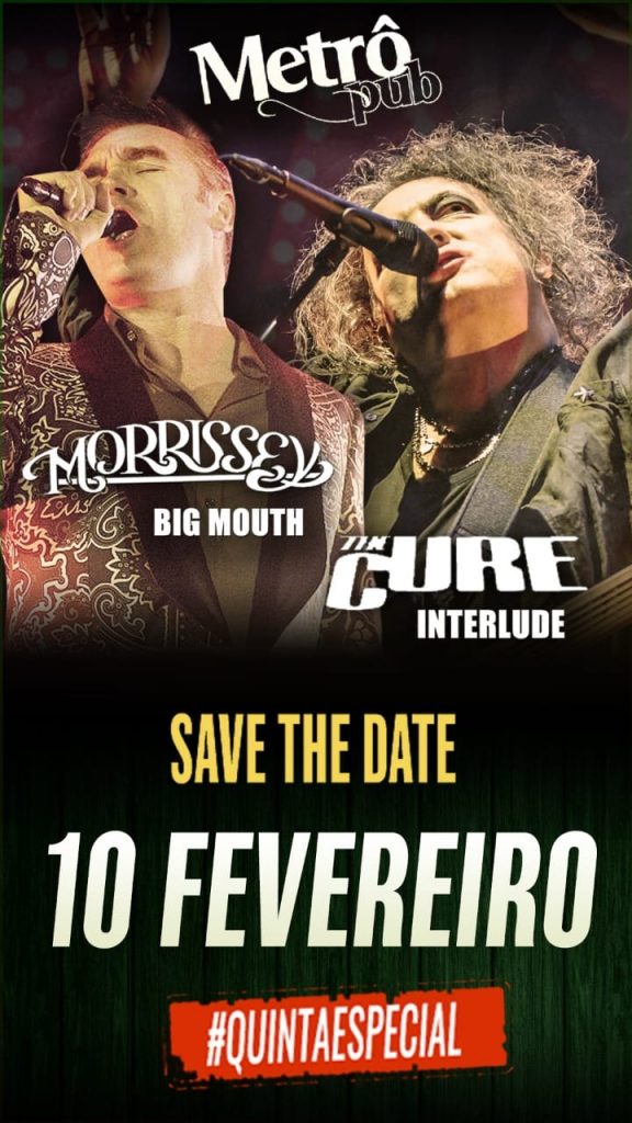 Flyer do nosso show no Metrô Pub (10/02/22)