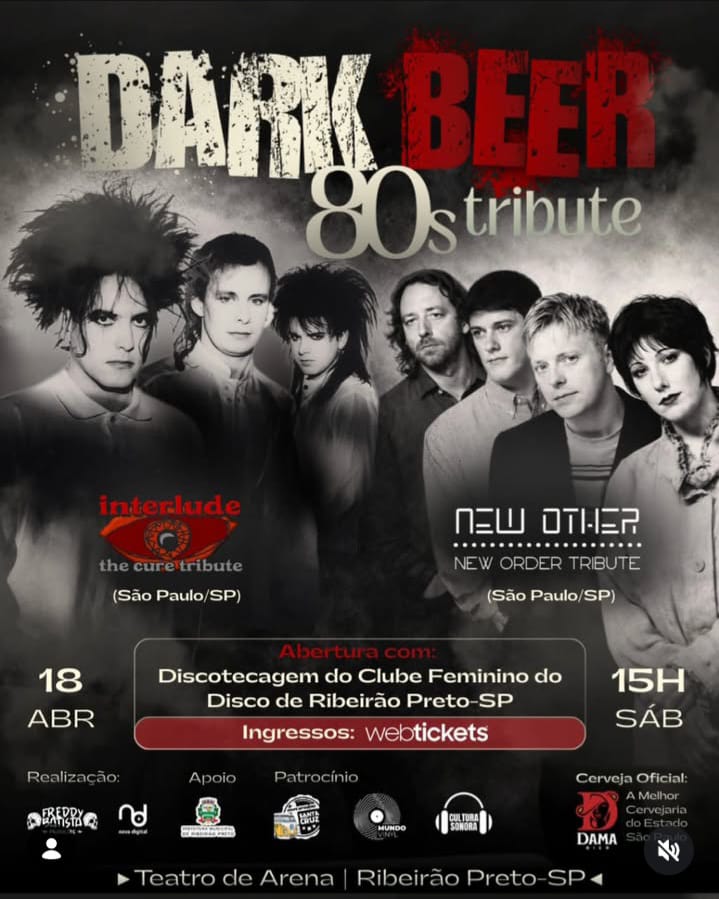 Saiba mais sobre o show no Dark Beer 80's Tribute, 18/04/26